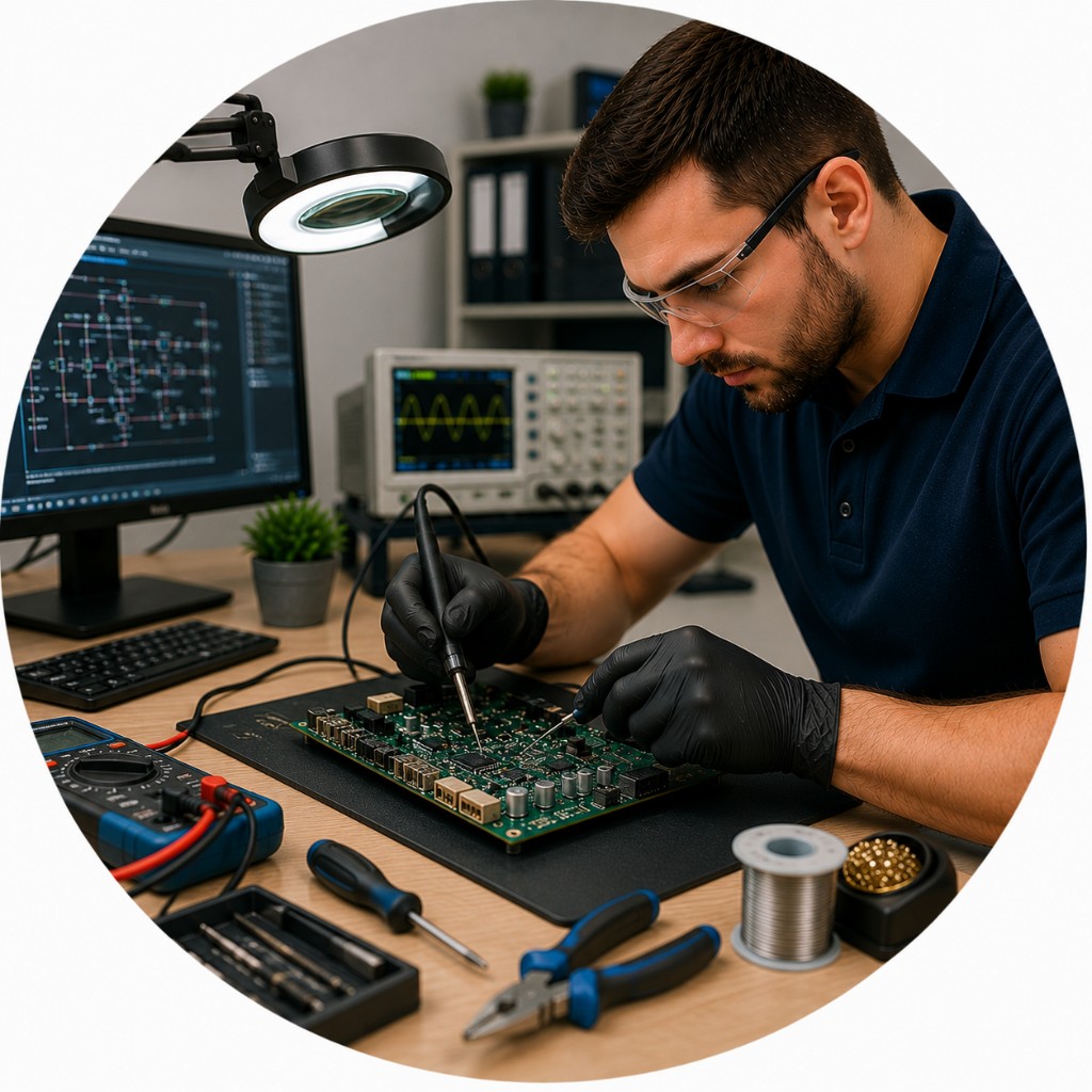 Chip-level motherboard repair service